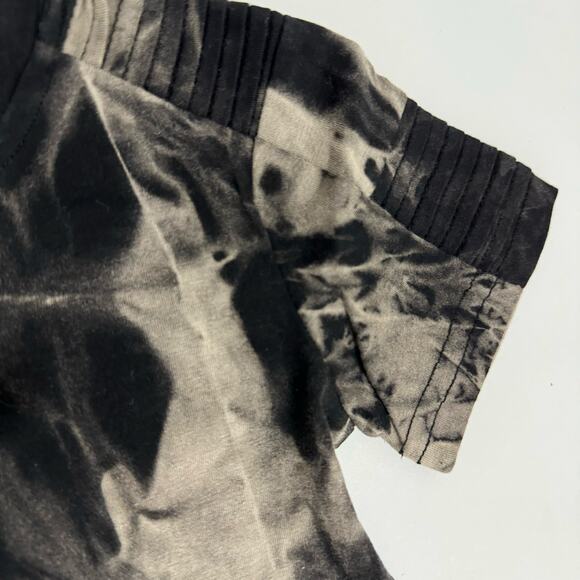 Posh Kiddos Black Ice Tie Dye Biker Shirt Size 12 Months - Picture 3 of 3